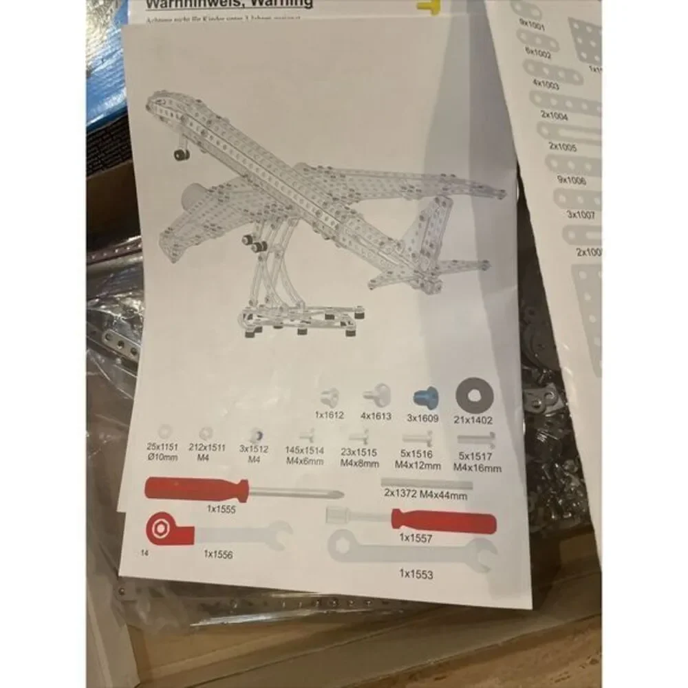 Eitech Classic Jetliner Construction Set Incomplete‎